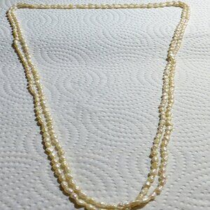 Beautiful 32" Chinese Freshwater Cultured Pearl Necklace